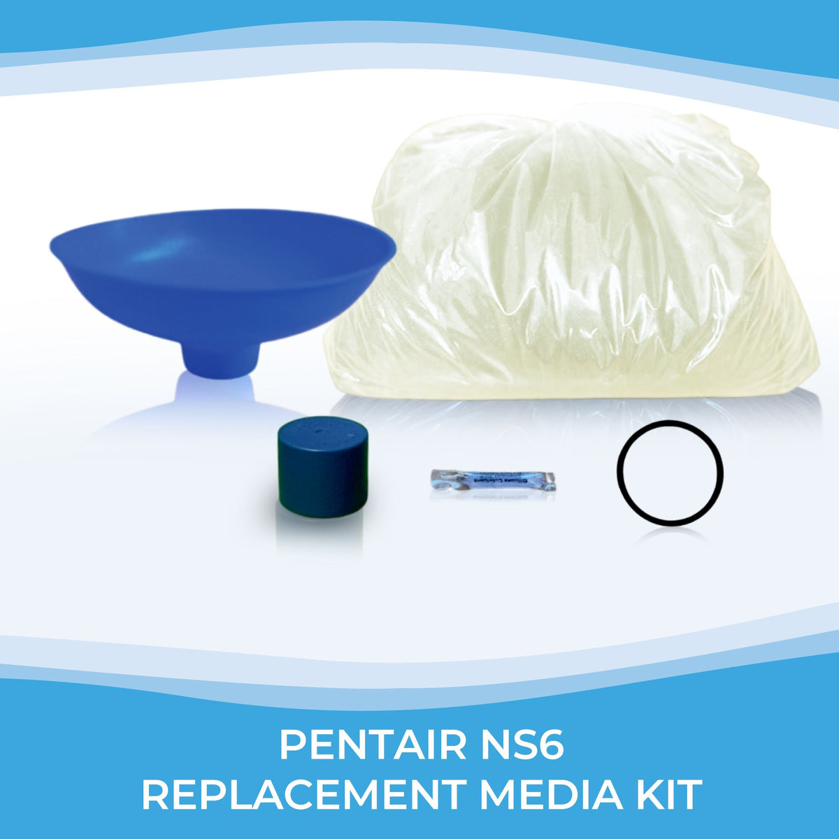 NS6 Salt-Free Water Conditioner Replacement Media Kit (Softener Alternative)