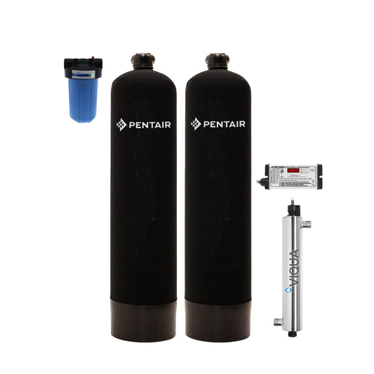Pelican Whole House Filter & Water Softener Alternative with UV PSE1800-PUV-7 | PSE2000-PUV-14