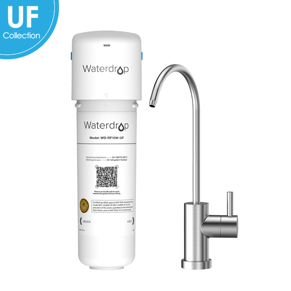 Waterdrop Undersink Ultrafiltration Water System With Dedicated Faucet