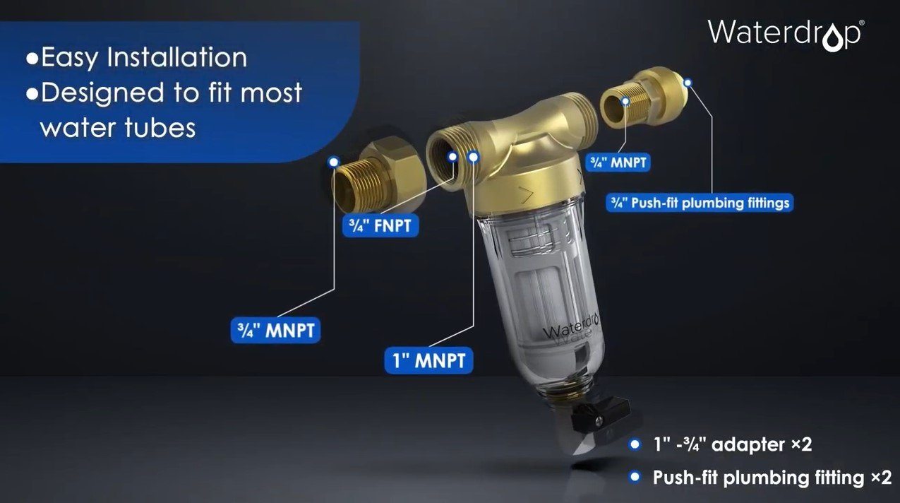 Waterdrop Spin Down Sediment Water Filter