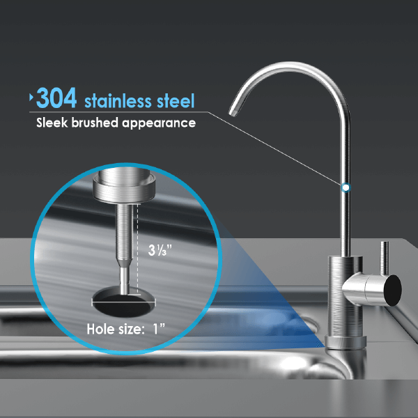 Waterdrop Undersink Ultrafiltration Water System With Dedicated Faucet